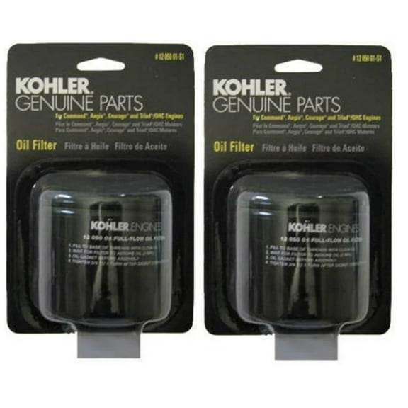 2 Kohler 12 050 01-S1 Oil Filter Genuine