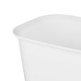 thumbnail image 5 of Sterilite Rectangle Wastebasket 5.5 Gal Open Top Trash Bin, 18 Pack, White, 5 of 5