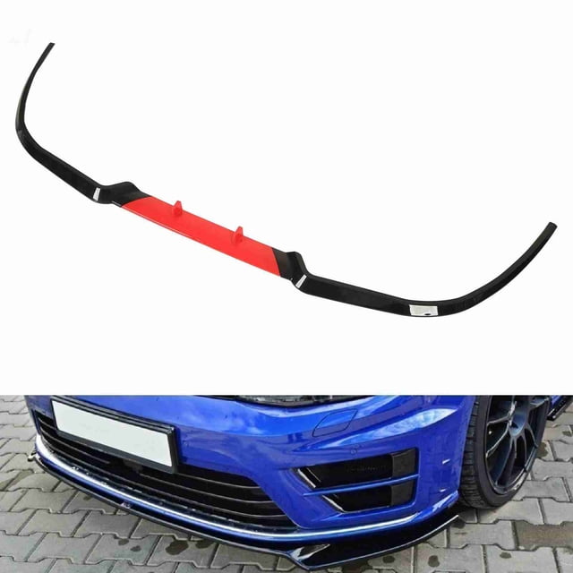 Haofy Labio de Parachoques Delantero Universal Resistente A Impactos de 114 cm, Resistente al Agua para Mejorar El Estilo del Automóvil