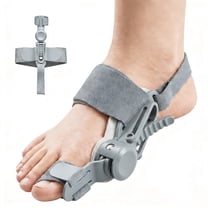 OAZOUF Bunion Corrector for Women and Men Big Toe, Adjustable Knob Bunion Splint, For Bunion Relief, Toe Straightener Device with Silicone Bunion Pad, Gray
