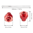 thumbnail image 3 of Adaptador de cubo de rueda delantera de bicicleta Bsvklp bloque ligero de aleación de aluminio 12/15/20mm, 3 of 9