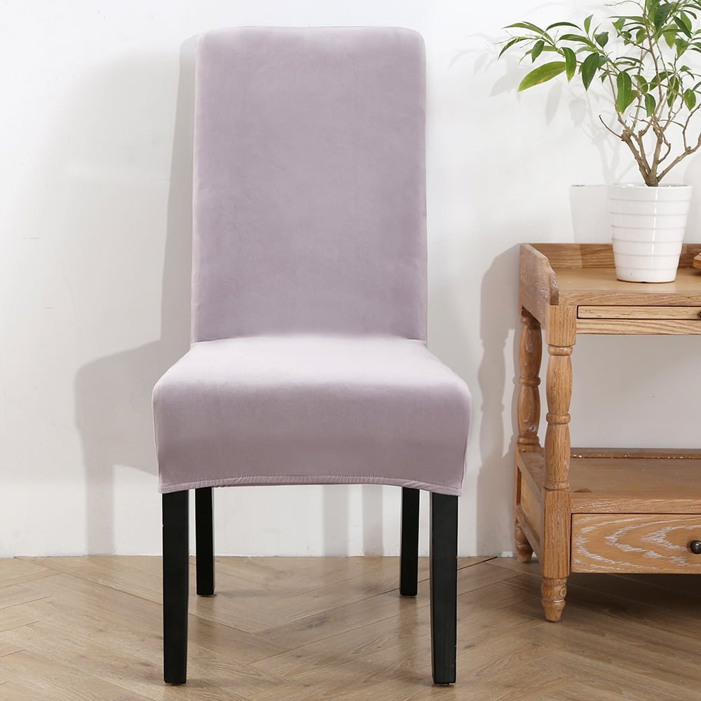 Rosnek Stretch Velvet Dining Chair Covers Extra Large Chair Slipcover
