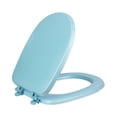 thumbnail image 3 of Soft Elongated Vinyl Toilet Seat with Comfortable Foam Cushioning - Quiet Slow-Close Feature, Stable Design, Easy Installation, Ideal for Standard Toilets and Enhanced Comfort in Every Bathroom, 3 of 7