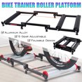 thumbnail image 2 of Bike Trainer Rollers Silent Roller Trainer Road Bike Training Cycle Bicycle, 2 of 5