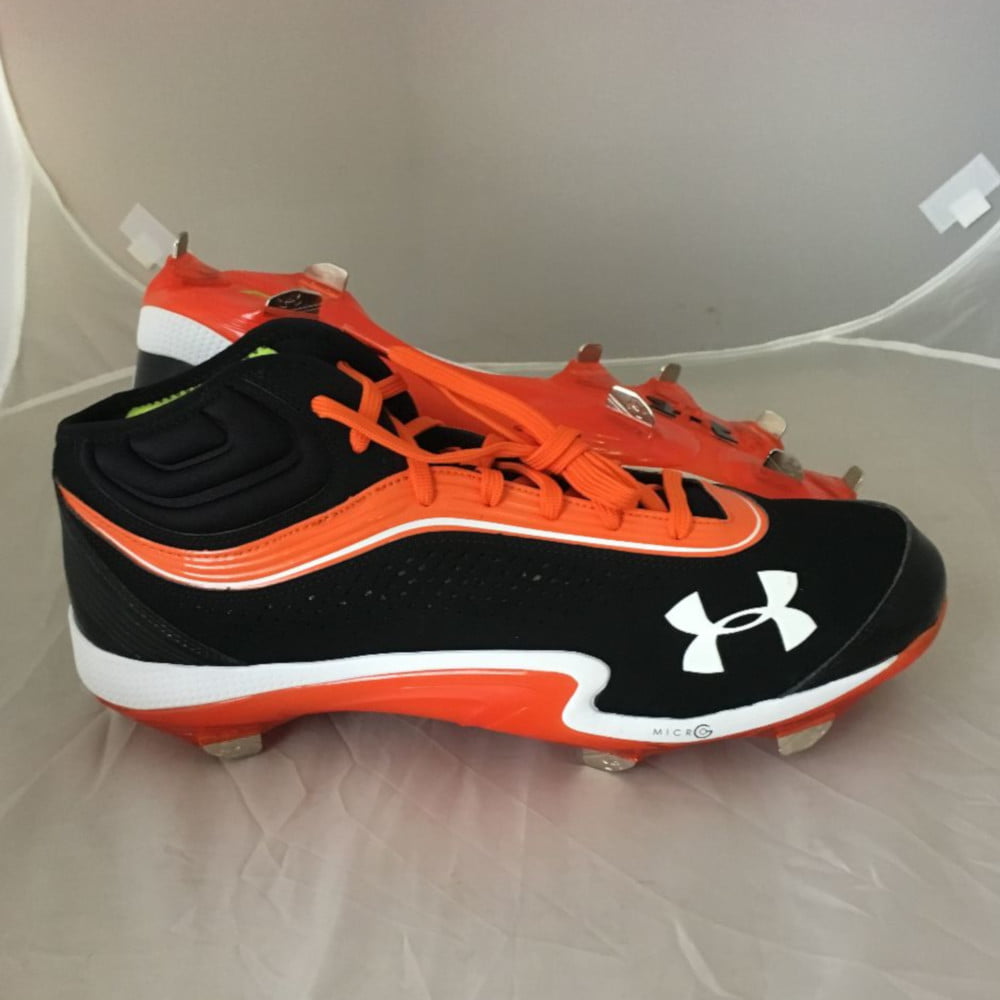 Under Armour Heater Clutch Fit Metal Baseball Cleats Men's Size 10.5 Charged 