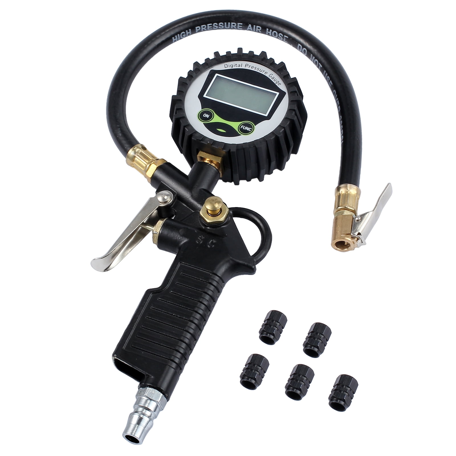 ESYNIC Digital Tire Pressure Gauge Tire Inflator Gauge 200 PSI with 5