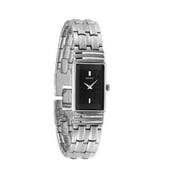 Women's Stainless Steel Rectangular Watch
