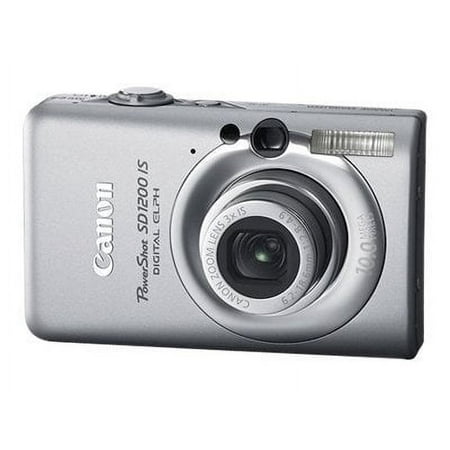 Canon PowerShot ELPH SD1200 IS - Digital camera - compact - 10.0 MP - 3x optical zoom - light gray