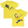 Personalized Caillou Kite Yellow Boys' T-Shirt