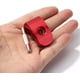 thumbnail image 4 of Bisagra de aluminio NQ reforzada con CNC gancho plegable rojo Para patinete Xiaomi M365 y Pro, 4 of 5