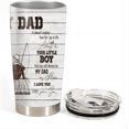 thumbnail image 3 of Gifts for Dad From Your Little Boy, 20Oz Coffee Tumbler Stainless Steel Insulated - Father''s Day Birthday Gifts from Kids - To My Dad Tumblers Tea Cup Gifts for Men Husband Father(to my dad), 3 of 4