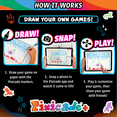 thumbnail image 5 of PIXICADE! - PLUS - Draw Your Own Video Game Creator Kit for Kids Ages 6+ – Turn Hand-Drawn Art into Playable Games, 5 of 6