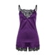 thumbnail image 3 of Conjuntos de pijama para mujer solacol, pijamas para mujer, pantalones, pijamas para mujer, ropa de dormir para mujer, ropa de dormir para mujer, ropa de dormir sin mangas con tirantes, top de satén, 3 of 4
