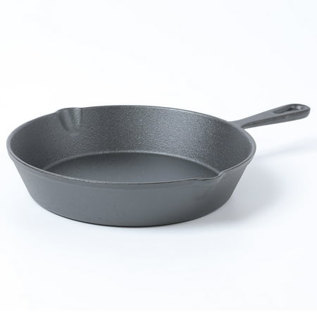 HAWOK Cast Iron Skillet 8 inch Cast Iron frying Pan For Frying Cooking Baking On Induction Electric Gas and In Oven