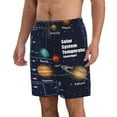 thumbnail image 2 of Kll Solar System Temperatures Diagram Men'S Casual Summer Beach Shorts Hawaiian Shorts With Pockets-Xx-Large, 2 of 9