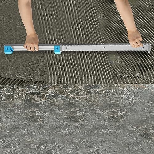 Tile Trowel Tile Tools Wall Tile Leveling Tool Wall 2/5" x 2/5" Square  Trowel 24in, Perfect for Large Wall Tiles Tiling Masonry Hand Trowel$$Tools & Hardware Other