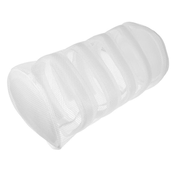 UPGRATOR 1Pcs Reusable White Mesh Cloth Shoe Washer Bag for Men and Women Travel