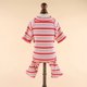 thumbnail image 1 of Pijama de algodón a rayas para perro, mono clásico para mascota, ropa de invierno para perro pequeño, disfraz para cachorro y gato, traje para Chihuahua, Yorkie, caniche, 1 of 4