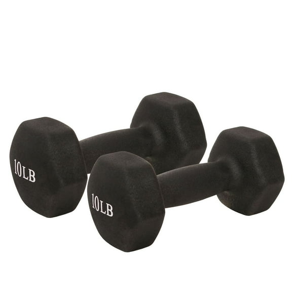 Sunny Health & Fitness Neoprene Dumbbell - 10 Lbs (Pair)