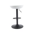 thumbnail image 4 of Silla Shell para bar o para barra de cocina giratoria con respaldo reposapiés base metálica altura ajustable y ideal para barra de comedor cocina o bar 1 pza, 4 of 4