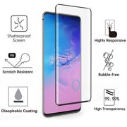 Samsung Galaxy S20 ULTRA (6.9) Tempered Glass Screen Protector [Full Adhesive with Curved Coverage] [Fingerprint Cutout] 3D, 9H Glass Screen Protector Tempered Glass For Samsung Galaxy S20 Ultra 5G