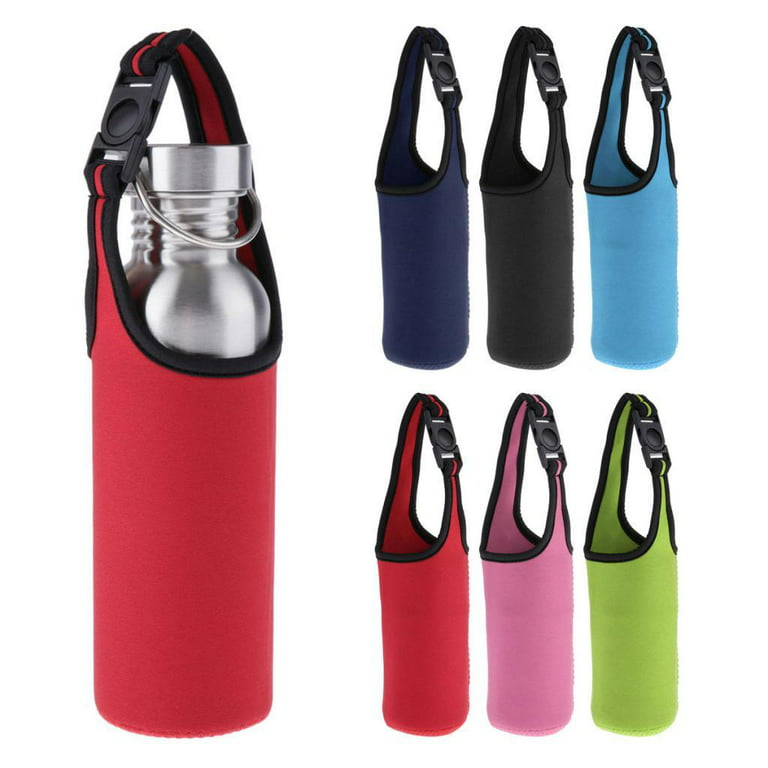 Tumbler Carrier Holder Pouch 4 Packs 30 oz Water Bottle Carrier with Strap  Tumbler Holder with Carrying Handle Neoprene Coffee Purse Carrier with