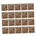 thumbnail image 3 of 12pcs Home Decorative Tile Stickers Mosaic Tiles Stickers Bathroom And Kitchen Tile Decals Self Adhesive Sticker Home Decor marrón perfecl Etiqueta de la pared autoadhesiva, 3 of 8