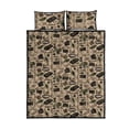 thumbnail image 5 of Juego de cama edredón con estampado de cacao y chocolate, 5 of 5