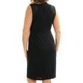 thumbnail image 3 of I.N.C Womens Keyhole Sheath Dress, Black, Medium, 3 of 3