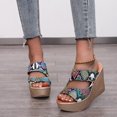 thumbnail image 3 of Fashion Women Strap Summer Slide Sandals Heeled Sandals Shoes, 3 of 7