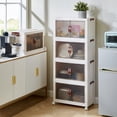 thumbnail image 2 of 5 Packs Plastic Storage Bins with Lids, 2 of 8
