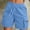 Blue, variant on Women's Athletic Shorts Lightweight Summer Quick Dry Cargo Shorts for Outdoor Hiking Running with Zipper Pockets