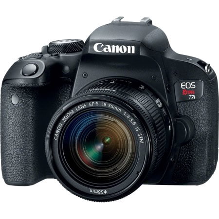 Canon EOS Rebel T7i DSLR Camera with 18-55mm Lens (Best Dslr Camera Under 60000)