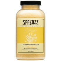 Spazazz Aromatherapy Escape Verbena Lime Coconut Awaken Spa and Bath Crystals 22 oz - Relaxing Soak for Hot Tubs & Bathtubs