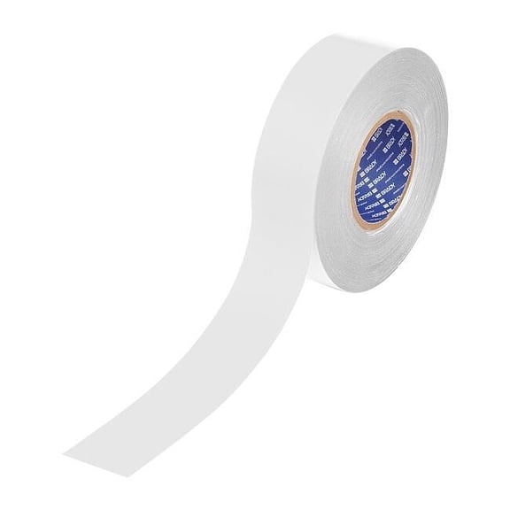 Brady Floor Marking Tape,White,2"W,100ft 177021