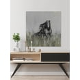 thumbnail image 4 of Parvez Taj Dark Horse at the Meadow Canvas Wall Art, 4 of 7