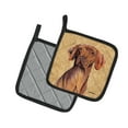 thumbnail image 2 of Carolines Treasures SC9132PTHD Vizsla Wipe your Paws Pair of Pot Holders, 7.5HX7.5W, multicolor, 2 of 3