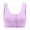 LAVENDER, variant on FashionMille Women's Sexy Snap Trim Front Knit Ribbed Casual Basic Crop BraTank Top