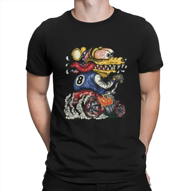 Camiseta de manga corta con cuello redondo y estampado de la película "Cuentos de la película de dibujos animados", para hombre, divertida y de alta calidad, ideal como regalo de cumpleaños.