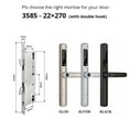thumbnail image 2 of Waterproof Fingerprint Electronic Digital Smart Door Lock RFID Card Code Keyless Lock For Aluminum/sliding Door ,Easy Installation, 2 of 7
