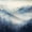 Foggy Blue Mountainscape, variant on Elephant Stock Foggy Blue Mountainscape Wall Art - Horizontal Multi Panel Canvas - Living Room Wall Decor - Nature Multi Panel - Blue And Beige Decor - 24" x 14"