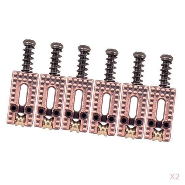 Sillines de Rodillo de Puente de Tremolo de Guitarra Eléctrica Yuyangstore Piezas de guitarra ST TL