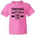 thumbnail image 3 of Inktastic Pennsylvania Awesome Since 1787 Youth T-Shirt, 3 of 5