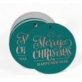 thumbnail image 2 of Inkdotpot Real Rose Gold Foil Merry Christmas & Happy New Year Text Tags Favor Hang Paper Tags 100 Pieces, 2 of 7