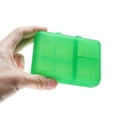 thumbnail image 6 of Unique Bargains Durable 9 Grids Double Layer Pill Case Green, 6 of 6