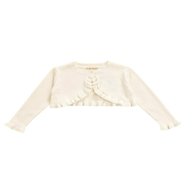 Toddler Girls‘ Long Sleeve Knit Bolero Shrugs Cardigans Jacket Cover Up Sweater