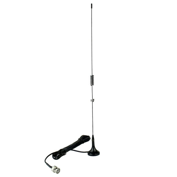 Car Magnetic Mobile Radio BNC magnetic mobile radio antenna; VHF/UHF Antenna Dual Band Compatible For Nagoya UT-106UV IcoM Radio