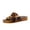 Tortoise, variant on Cushionaire Palm Slides Jelly Sandals for Women, Shower Shoes for Beach