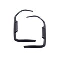 thumbnail image 1 of Pour Ford Ranger 2022-2024 Cadre de Feu Arrière Réel Noir en Plastique ABS 2 Pcs js, 1 of 4