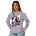 thumbnail image 4 of The Smurfs Kanji Peep The Drip Unisex Plus Size Long Sleeve Tee Shirt Brisco Brands 2X, 4 of 5